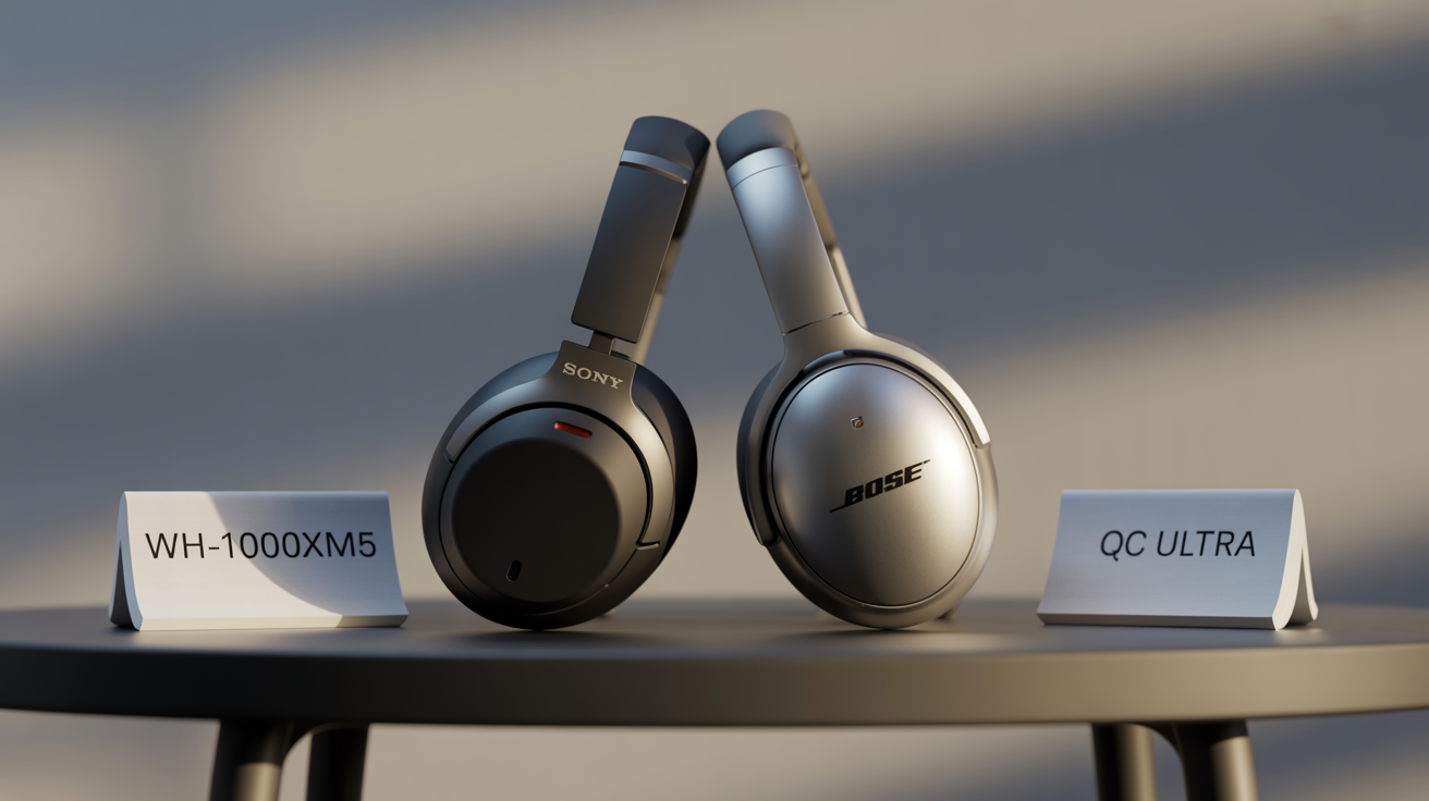 WH-1000XM5 vs QC Ultra: Batalha de titãs no cancelamento de ruído