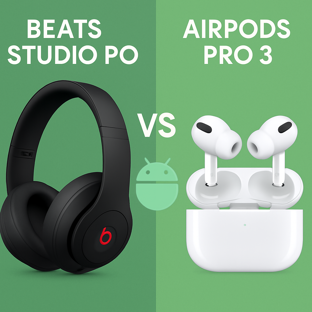 Studio Pro vs AirPods Pro 3: Qual se sai melhor com Android?